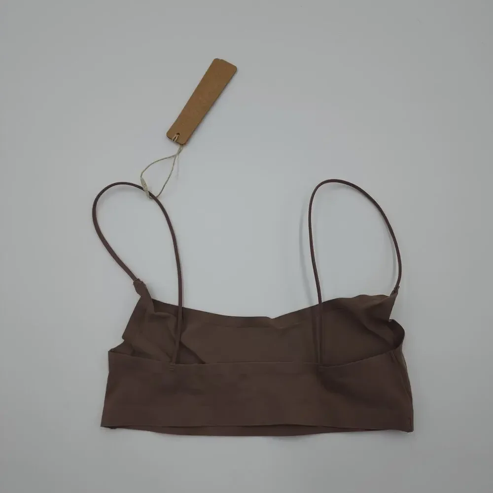 Skims Scoop Bralette in Umber Size XXS - Picture 4 of 5